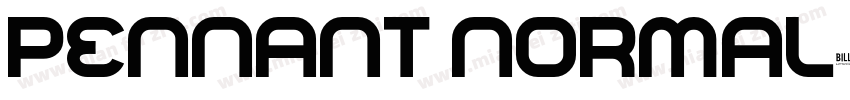 Pennant Normal字体转换